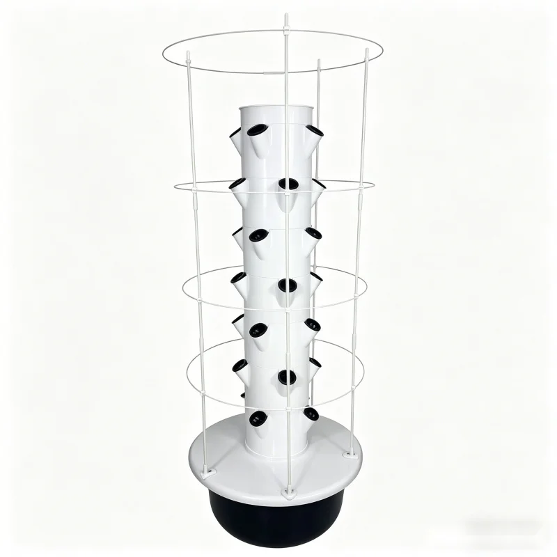 Smart Garden Trellis - 7層構造のトレリススペースツリー垂直水耕栽培タワー、屋内スマート野菜プランター、土を使わない栽培、ハーブ栽培キット