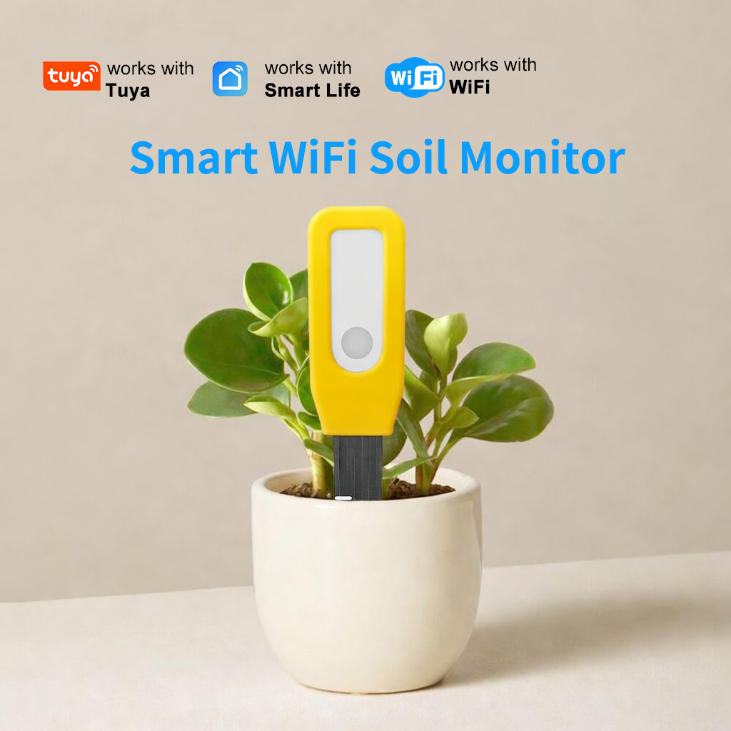 Smart Garden Indoor - WiFi 土壌モニター Tuya スマート温度および湿度センサー スマートライフ リアルタイムモニタリング
