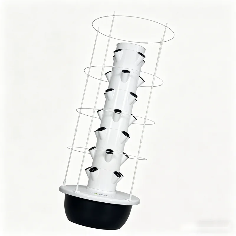 Smart Garden Trellis - 9層エアロポニック水耕栽培野菜プランター、トレリス付きスマート垂直ガーデンタワー、家庭用省スペース土壌不要栽培