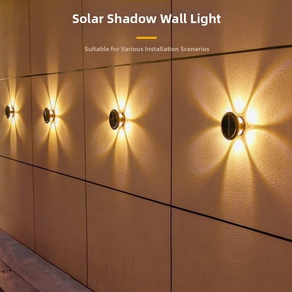 Smart Garden Fence & Balcony Hanging Planter - 防水ソーラーウォールランプ LED ライトスマートライトコントロール屋外ウォールライト太陽光発電ガーデンフェンスライトホーム中庭