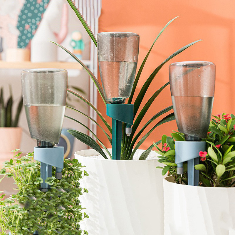 Smart Garden Irrigation - 新しい自動花散水装置庭調整可能な速度滴下散水植木鉢多肉植物点滴灌漑装置
