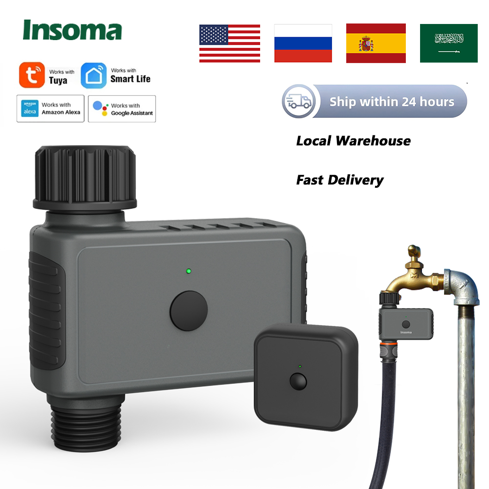 Smart Garden Refill - Insoma Wifi 自動散水タイマー リモートガーデンウォータータイマー スマート灌漑散水システム ホースコントロールユニットサポート