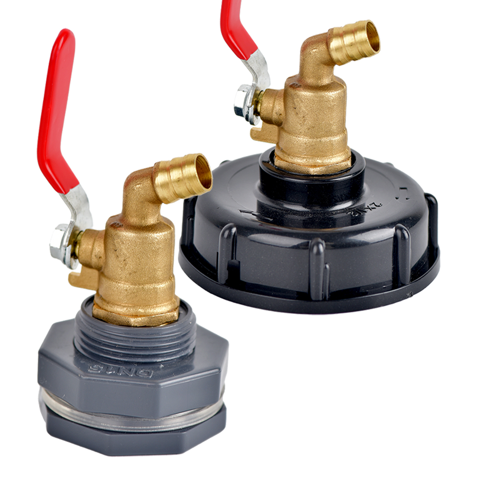 Smart Garden Tap - IBC タンク真鍮タップアダプター S60X6 スレッド 10 ミリメートルガーデンホース接続蛇口タンク
