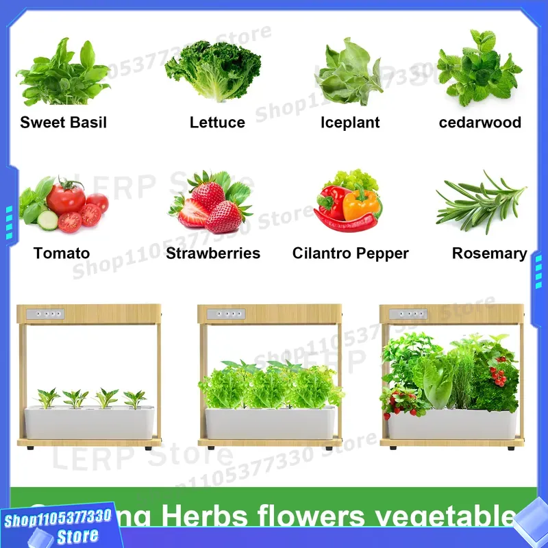 IGS-05 スマート水耕栽培キット 8ポッド LED育成ラ - Indoor Herb Garden Kit のレビューと価格