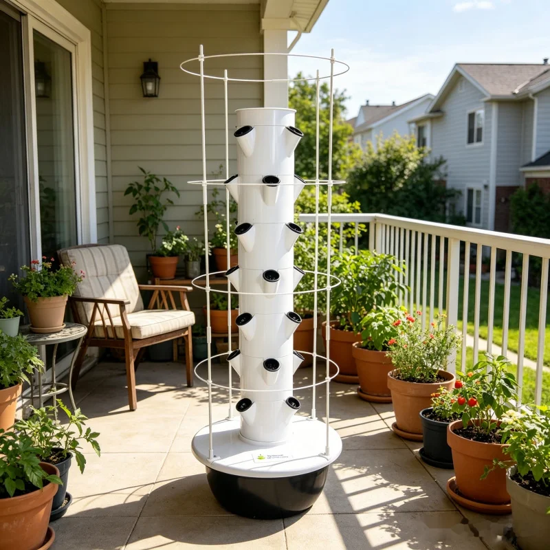 7層構造のトレリススペースツリー垂直水耕栽培タワー、屋内スマ - Smart Garden Trellis のレビューと価格