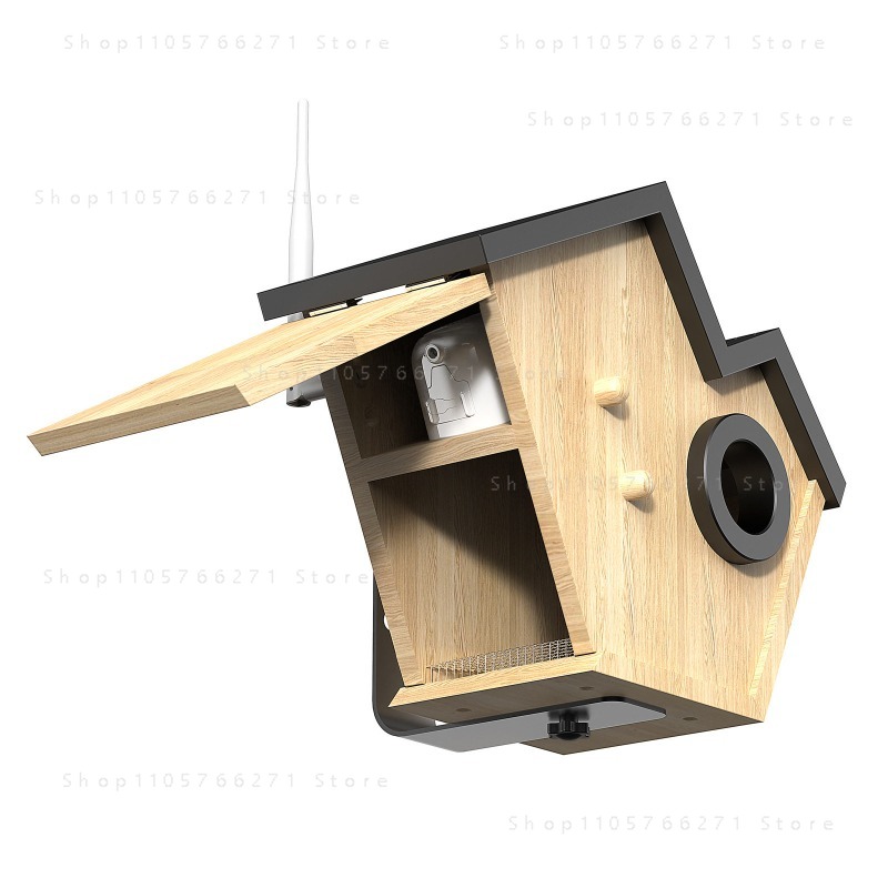 カメラ付きスマートバードハウス、ソーラー電源ワイヤレス屋外鳥 - Smart Garden Box のレビューと価格
