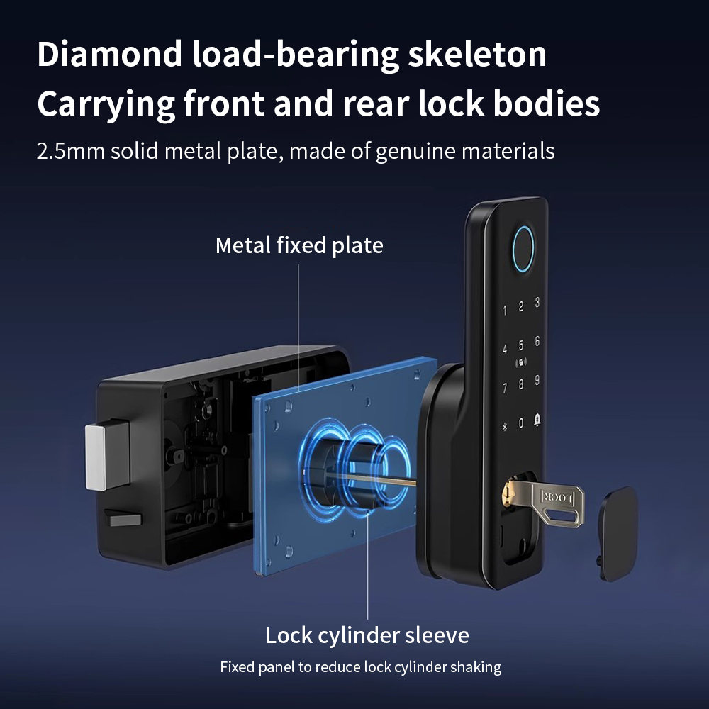 WiFi指紋認証防水屋外ガーデンロック、リモートコントロール - Smart Garden Door Lock のレビューと価格