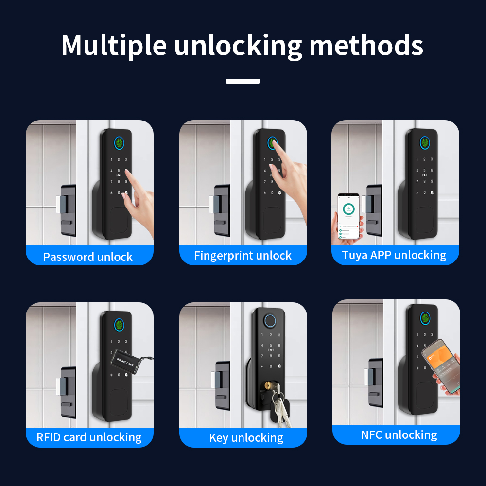 WiFi指紋認証防水屋外ガーデンロック、リモートコントロール - Smart Garden Door Lock のレビューと価格