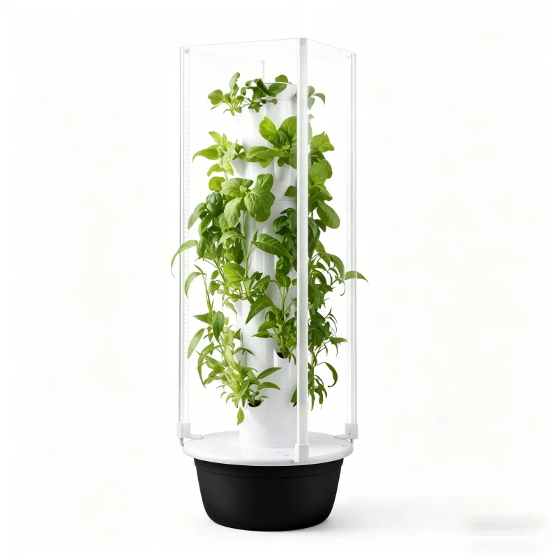 5層式スマート垂直水耕栽培ガーデン、育成ライト付き屋内ハーブ - Smart Garden Indoor のレビューと価格
