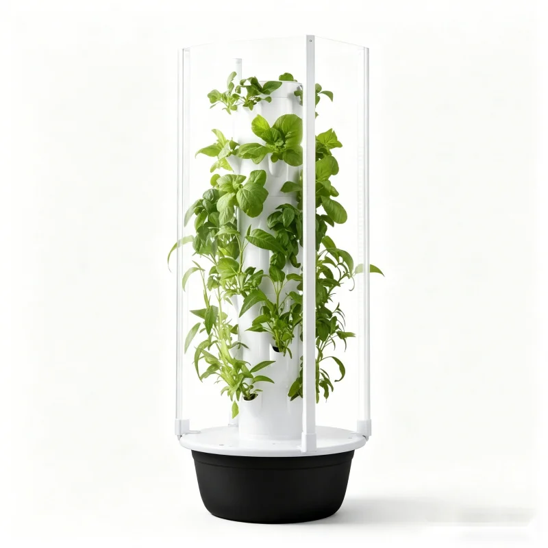 5層式スマート垂直水耕栽培ガーデン、育成ライト付き屋内ハーブ - Smart Garden Indoor のレビューと価格