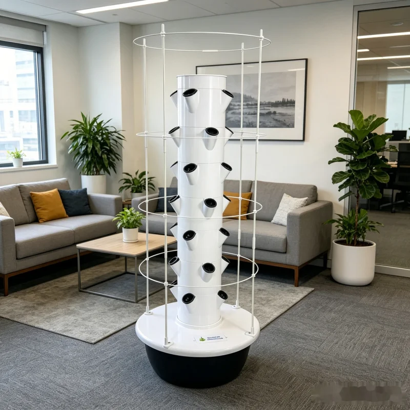 5層エアロポニック水耕栽培タワー 室内ハーブ野菜プランター  - Smart Garden Trellis のレビューと価格