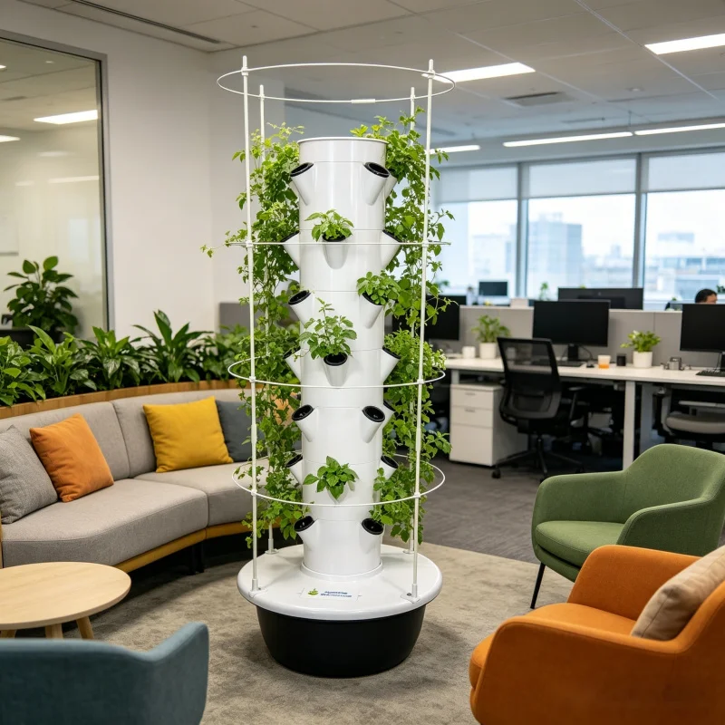 9層水耕栽培タワーガーデンキット、スマートホーム野菜栽培器、 - Smart Garden Trellis のレビューと価格