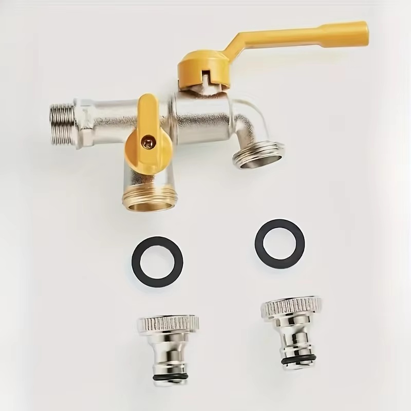 ダブルアウトレットガーデンホース蛇口 - 1/2インチ接続、 - Smart Garden Tap のレビューと価格