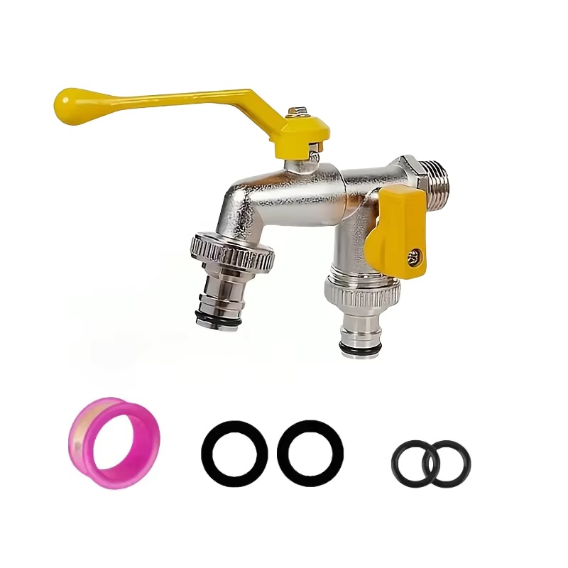ダブルアウトレットガーデンホース蛇口 - 1/2インチ接続、 - Smart Garden Tap のレビューと価格
