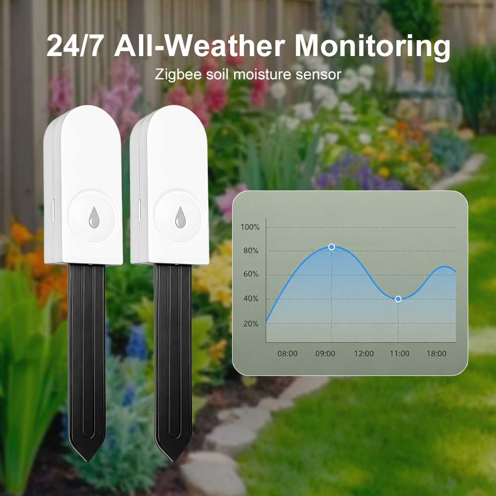 Zigbee 3.0 土壌水分センサー 温度と湿度計 サーモ - Smart Garden Indoor のレビューと価格