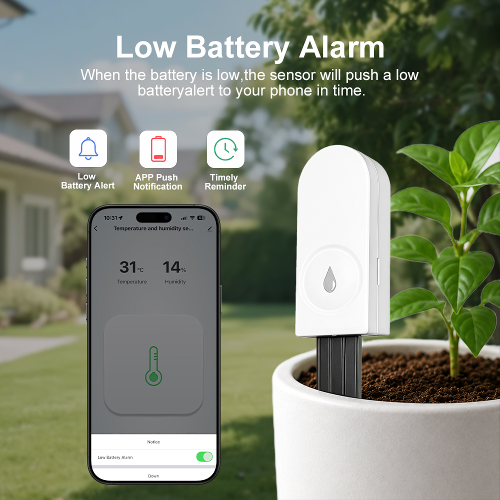 Zigbee 3.0 土壌水分センサー 温度と湿度計 サーモ - Smart Garden Indoor のレビューと価格