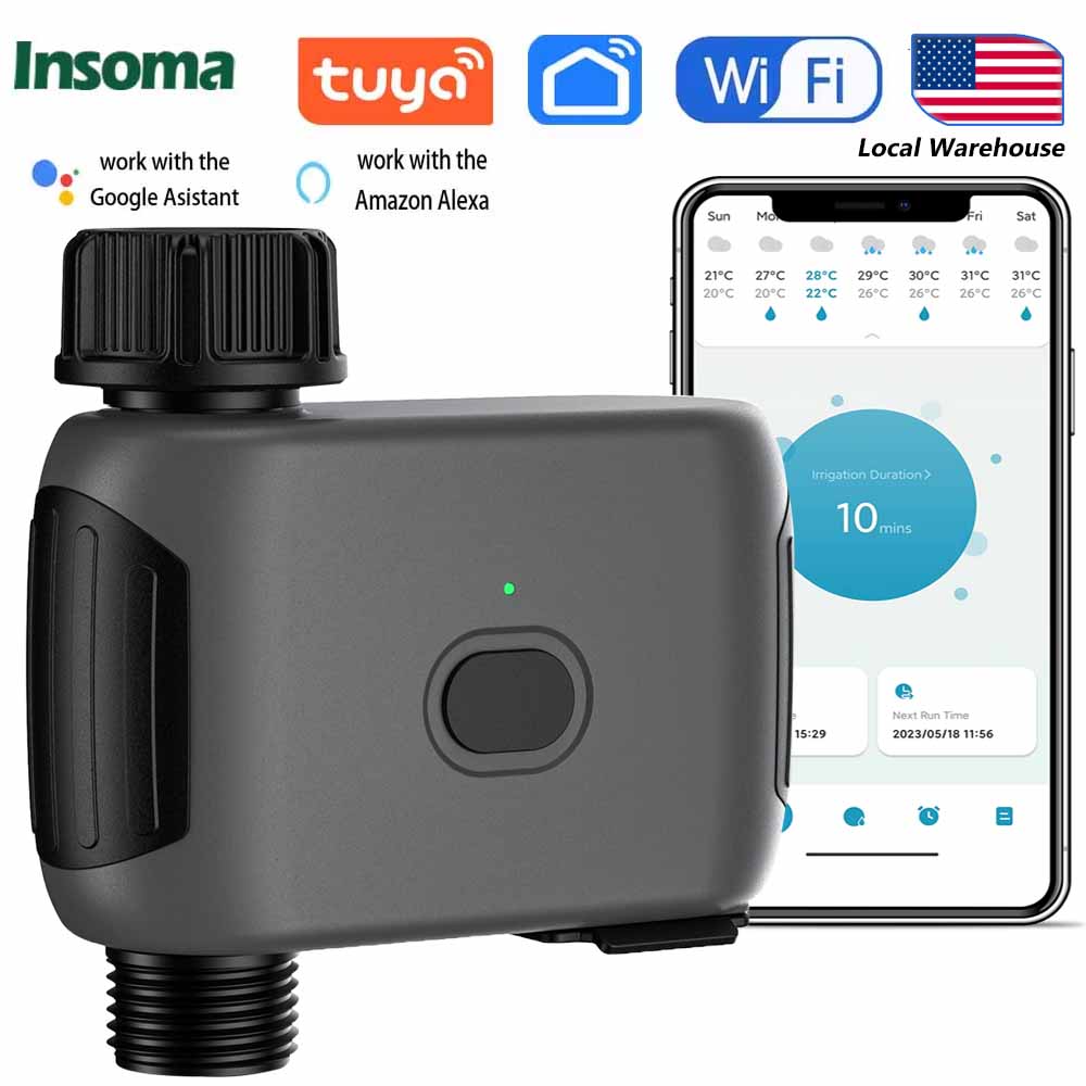 INSOMA自動植物灌漑スマートWifiスプリンクラータイマ - Smart Garden Tap のレビューと価格