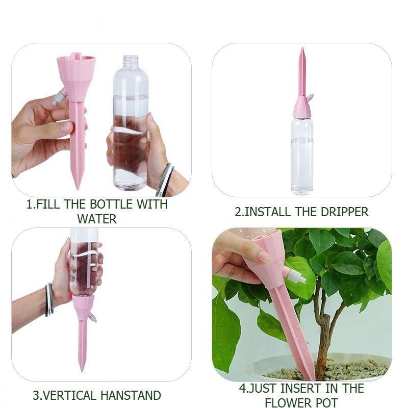 自動点滴灌漑システム 調整可能な水滴器 自動給水 観葉植物  - Smart Garden Irrigation のレビューと価格