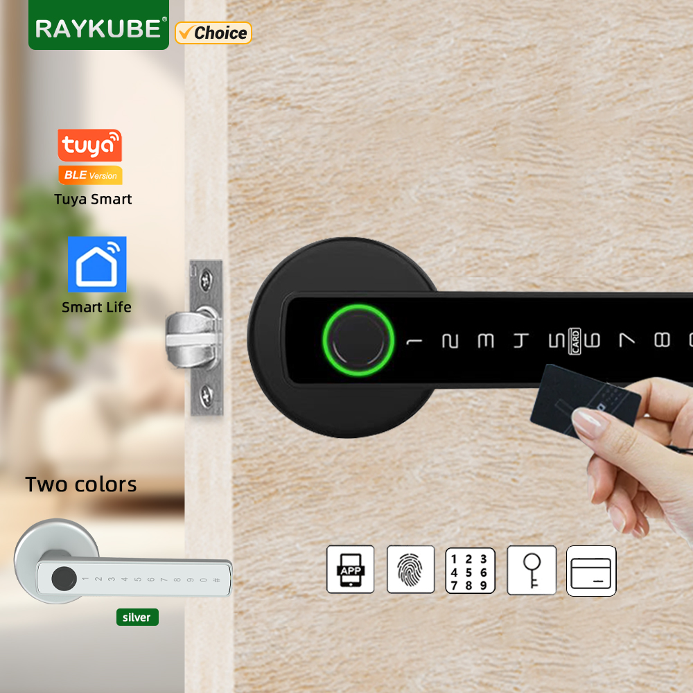 RAYKUBE M5 Tuya BLE スマート指紋ドアロッ - Smart Garden Door Lock のレビューと価格