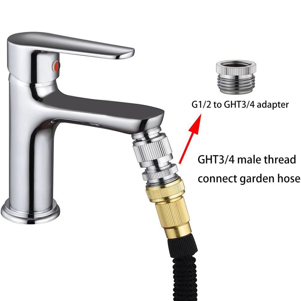 4 ピース/セット蛇口アダプターセットガーデンホースとシャワ - Smart Garden Tap のレビューと価格
