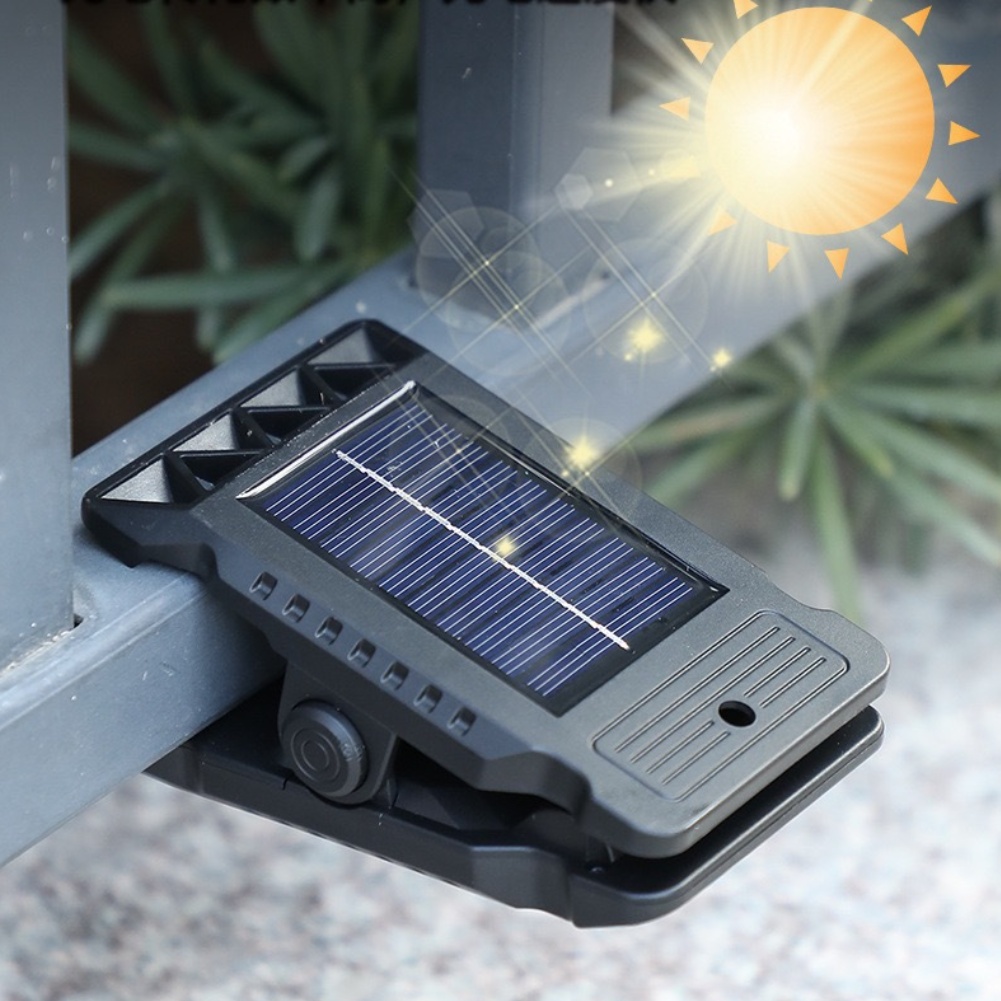 ソーラークランプオンセンサーライト屋外ガーデン防水作業灯キャ - Smart Garden Fence & Balcony Hanging Planter のレビューと価格