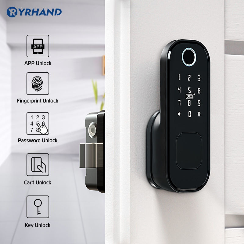 Tuya 指紋ドアロック防水屋外ゲート Bluetooth  - Smart Garden Door Lock のレビューと価格