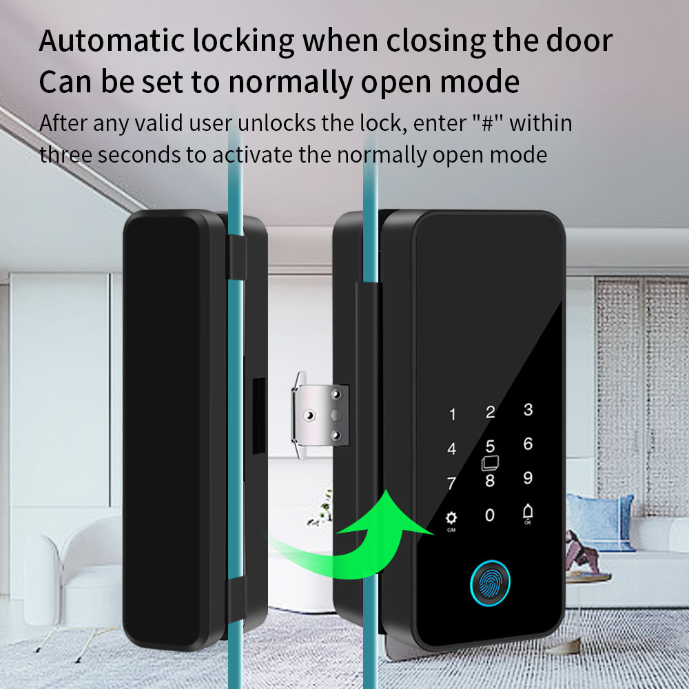 Tuya Smart Life Bluetooth ガラスド - Smart Garden Door Lock のレビューと価格