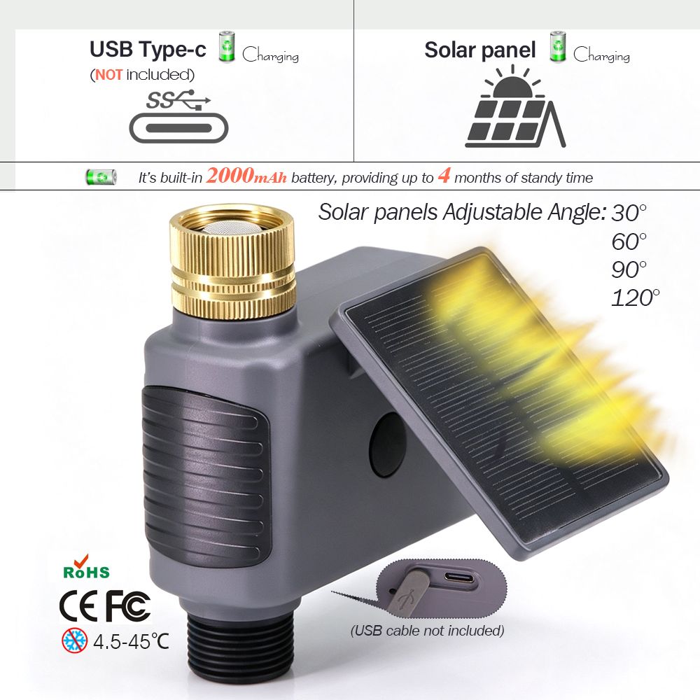 BSP/NPT TuyaスマートソーラーWi-Fiタイマー、 - Smart Garden Refill のレビューと価格