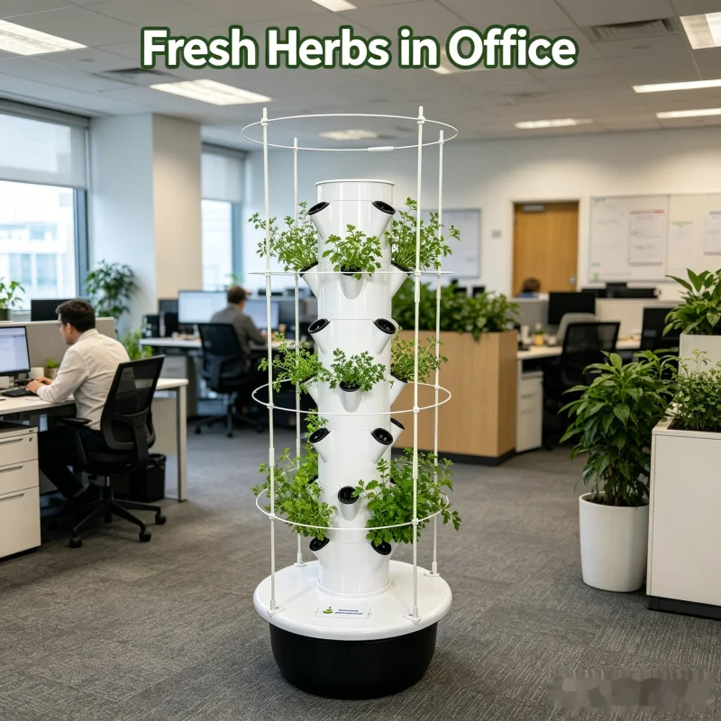 スマート垂直水耕栽培タワー屋内庭園システム - 家庭用野菜ハ - Indoor Herb Garden Kit のレビューと価格