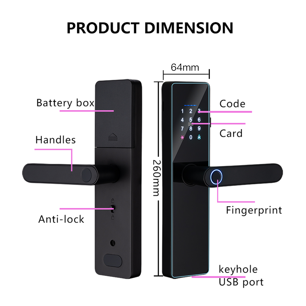 2026年新型WiFi Tuyaアプリ対応スマートドアロック - Smart Garden Door Lock のレビューと価格