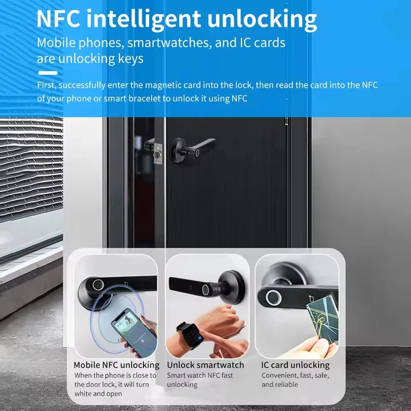 Tuya アプリ Bluetooth スマート指紋ドアロック - Smart Garden Door Lock のレビューと価格