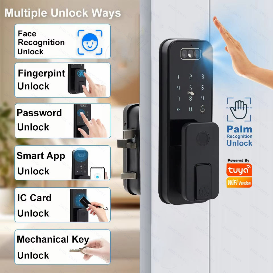 スマートTuya WiFiアプリ対応Bluetoothドアロ - Smart Garden Door Lock のレビューと価格