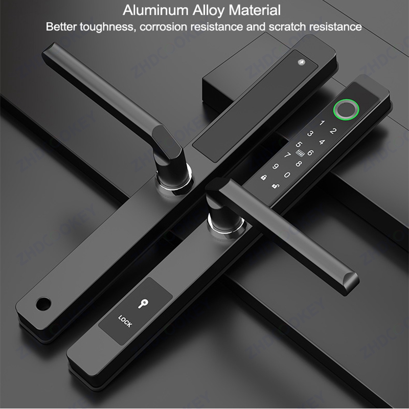 ZHDCOOKEY 生体認証デジタルドアロック 防水 TTL - Smart Garden Door Lock のレビューと価格