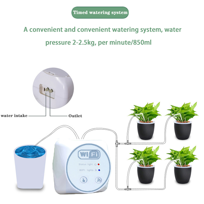 WiFi スマートガーデン灌漑コントローラー植物自動点滴灌漑 - Smart Garden Refill のレビューと価格