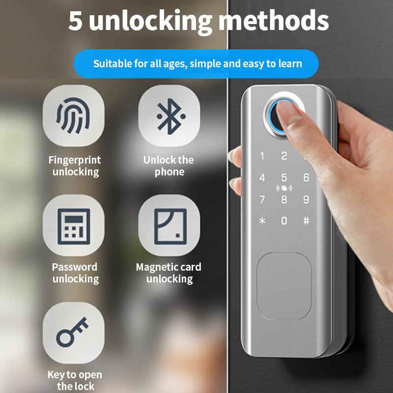 初心者向けTuya TTLock屋外中庭ゲート片面指紋認証リ - Smart Garden Door Lock のレビューと価格