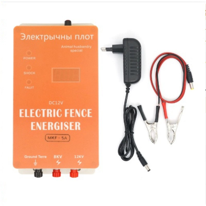 ABSJ-EUプラグ 12V スマート防水電気柵キット（家畜 - Smart Garden Fence & Balcony Hanging Planter のレビューと価格