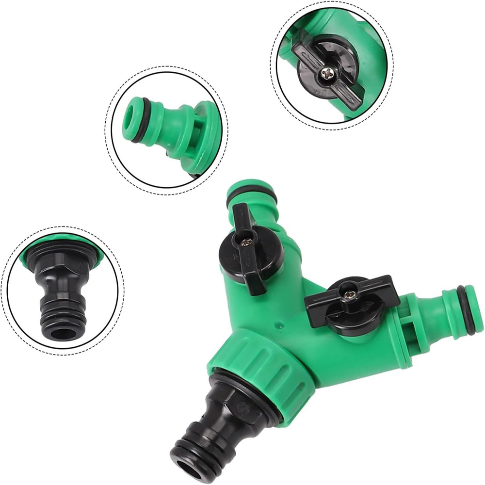 2ウェイガーデンホーススプリッターYコネクター - 蛇口灌漑 - Smart Garden Tap のレビューと価格