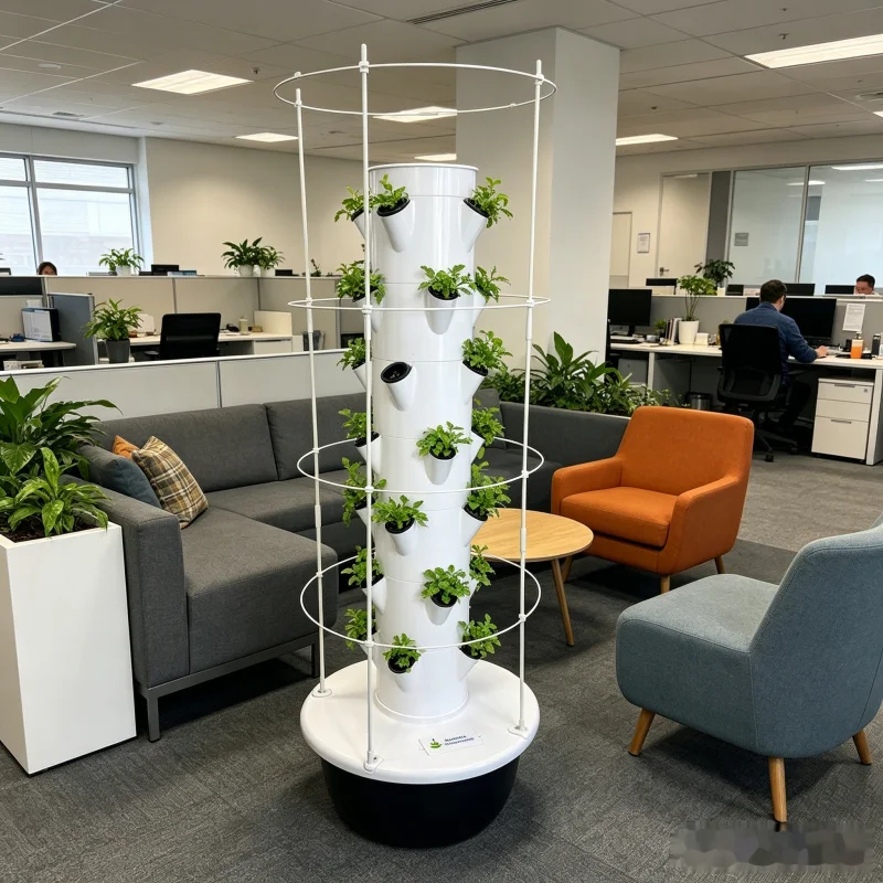 7層式垂直水耕栽培タワー、トレリス付きスマート室内野菜プラン - Smart Garden Trellis のレビューと価格
