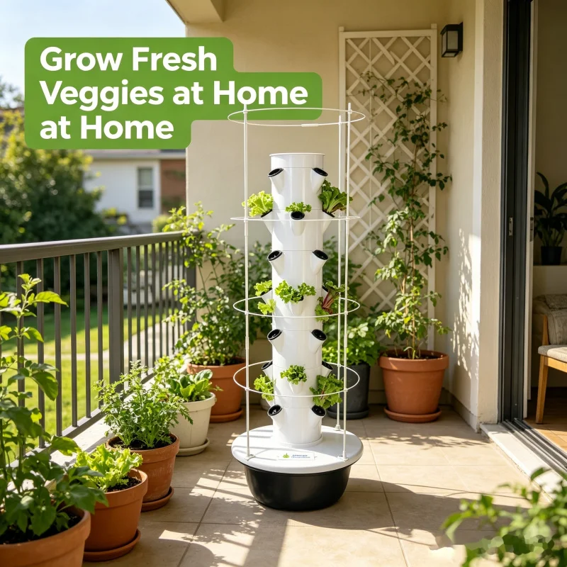 スペースト社製5層垂直水耕栽培システム、トレリス付き屋内スマ - Smart Garden Trellis のレビューと価格
