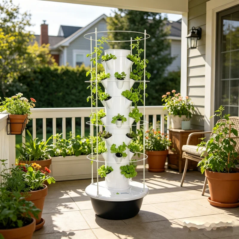 スペースツリー スマート室内庭園 9層垂直水耕栽培タワー（ト - Smart Garden Trellis のレビューと価格